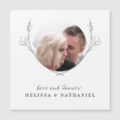 ボタニカルフローラリース写真ありがとう結婚さん (正面)