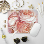 ボタニカルフローラ牡丹赤面ピンクローズ マウスパッド<br><div class="desc">植物性フローラ牡丹赤面ピンクのローズのマウスパッド-スタイルで机の上に美しいピンクのバラと牡丹の花束を備えた豪華なマウスパッドで、美しいピンクと青の水色の背景。著作権Anastasiaのデザインは、すべての権利を留保。</div>