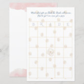 ボタニカルブライダルビンゴゲーム (正面/裏面)