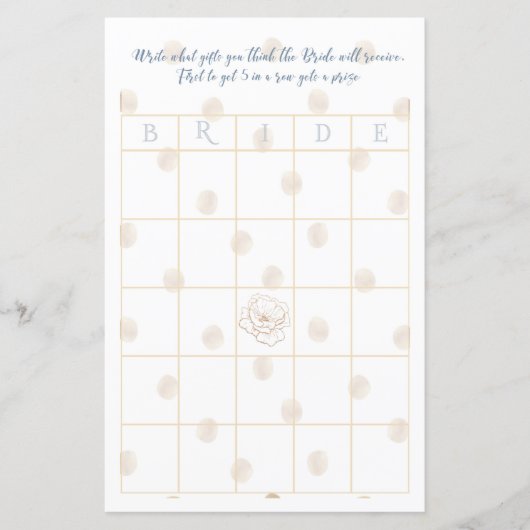 ボタニカルブライダルビンゴゲーム (正面)