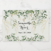 ボタニカルブリスエレガントガーデンブー リキュールボトルラベル (シングルラベル)