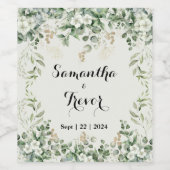 ボタニカルブリスガーデンワインラベル ワインラベル (シングルラベル)