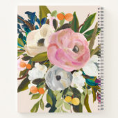 ボタニカルブリスビジネス |モダンフローラ |クリーム ノートブック (裏面)