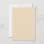 ボタニカルブリスワイルドフラワーアールヌーボー結婚ズ 出欠カード (裏面)