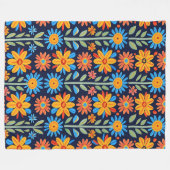 ボタニカルブリス60x80フリースブランケット フリースブランケット (正面(横))