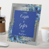 ボタニカルブリス：銀の注入ブライダルシャワー 台座サイン (インサイチュ)