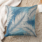 ボタニカルブリーズパームフロンズ装飾用クッション クッション (ブランケット)