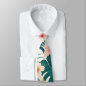 ボタニカルブリーズ – トロピカルフローラルパターンネックティ ネクタイ (タイ)