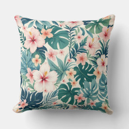 ボタニカルブリーズ – 熱帯フローラ装飾薬 クッション