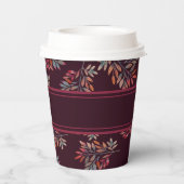 ボタニカルブルゴーニュ紅葉カスタマイズ 紙コップ (裏面)