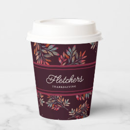 ボタニカルブルゴーニュ紅葉カスタマイズ 紙コップ