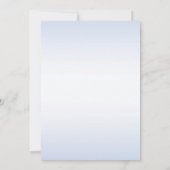 ボタニカルブルーフラワーズ婚約招待状 招待状 (裏面)