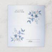 ボタニカルブルーフラワーズ座席表 プレイスカード (外部開封)