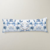 ボタニカルブルーフラワーズ抱き枕 ボディピロー (裏面)