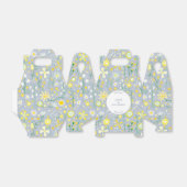 ボタニカルブルーワイルドフラワーフローラ フェイバーボックス (折り畳みなし)