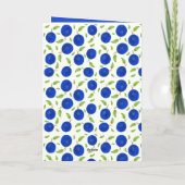 ボタニカルプラムコレクション誕生日 カード (裏面)