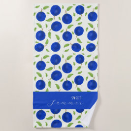 ボタニカルプラムコレクション アイボリー ビーチタオル