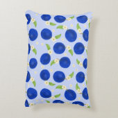 ボタニカルプラムコレクション ブルー アクセントクッション (裏面(縦))