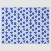 ボタニカルプラムコレクション ブルー 薄葉紙 (正面)