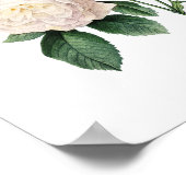 ボタニカルプリントのバラオリジナルバイルドゥート ポスター (角)