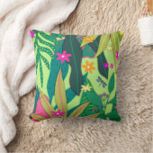 ボタニカルプリント#12サンリア クッション (ブランケット)