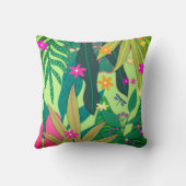 ボタニカルプリント#12サンリア クッション (裏面)