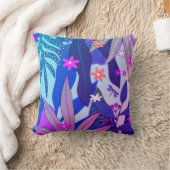 ボタニカルプリント#12マイアミ クッション (ブランケット)