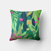 ボタニカルプリント#12レコレータ クッション (裏面)