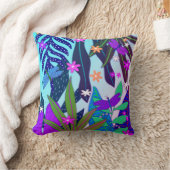 ボタニカルプリント#13マイアミ クッション (ブランケット)