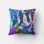 ボタニカルプリント#13マイアミ クッション (裏面)