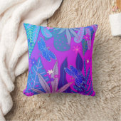 ボタニカルプリント#14マイアミ クッション (ブランケット)