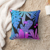 ボタニカルプリント#3マイアミ クッション (ブランケット)