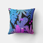 ボタニカルプリント#3マイアミ クッション (裏面)