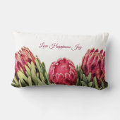 ボタニカルプロテア フラワー カップルひざまくら ランバークッション (裏面)