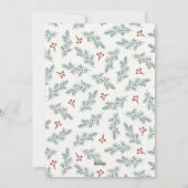 ボタニカルベリーズホリデーカード シーズンカード (裏面)