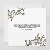 ボタニカルベルズホリデー企業のビジネスQRコード (裏面)