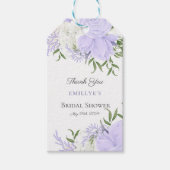 ボタニカルペリウィンクルブライダルシャワーの恩恵 ギフトタグ (正面)