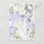 ボタニカルペリウィンクル水結婚色の エンクロージャーカード (裏面)