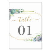 ボタニカルペリウィンクル水結婚色の テーブルナンバー (裏面)