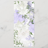 ボタニカルペリウィンクル水結婚色の メニュー (裏面)