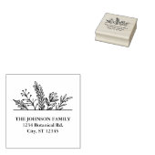ボタニカルホリデーアドレスラバースタンプ ラバースタンプ (押印)