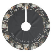 ボタニカルホリデーツリースカート ブラッシュドポリエステルツリースカート (正面)