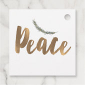 ボタニカルホリデーピースブランチパイン素朴金ゴールド フェイバータグ (裏面)