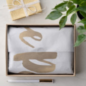 ボタニカルホリデーピースブランチパイン素朴金ゴールド 薄葉紙 (ギフト)