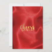 ボタニカルホリデーファミリー懇親会クリスマスパーティー 招待状 (裏面)