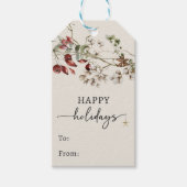 ボタニカルホリデー ギフトタグ (正面)