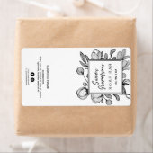 ボタニカルホワイトソープバーラベル ラベル (インサイチュ)