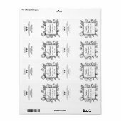 ボタニカルホワイトソープバーラベル ラベル (フルシート)