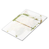 ボタニカルホワイトブドウレシピページ ノートパッド (アングル)