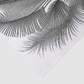 ボタニカルホワイトブラックラインスケッチスモール 薄葉紙 (詳細)